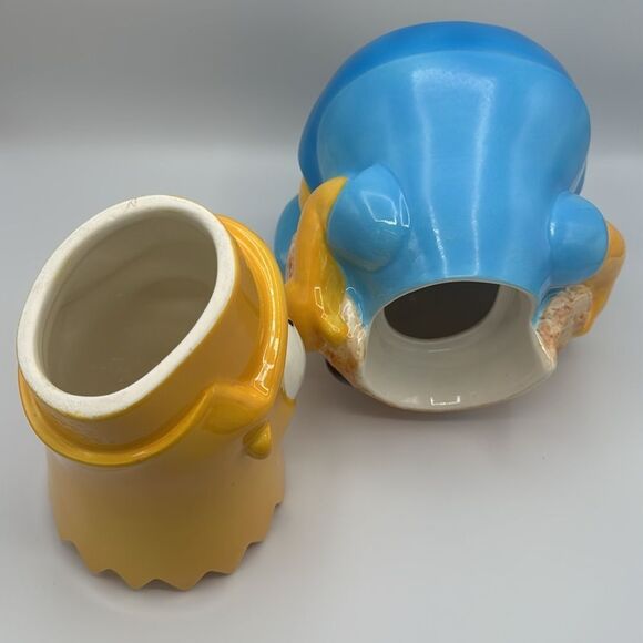 Vintage Bart Simpson Ceramic Cookie Jar Treasure Craft in Original Box 1994 - Picture 8 of 12